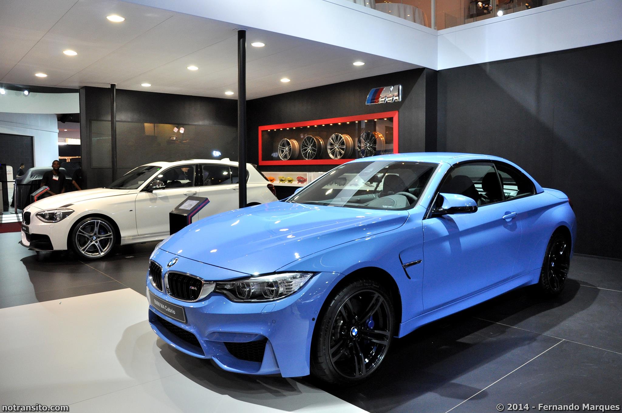 Salão do Automóvel de São Paulo 2014, 28º Salão do Automóvel de São Paulo, BMW M4 Cabriolet F83 Yas Marina Blue