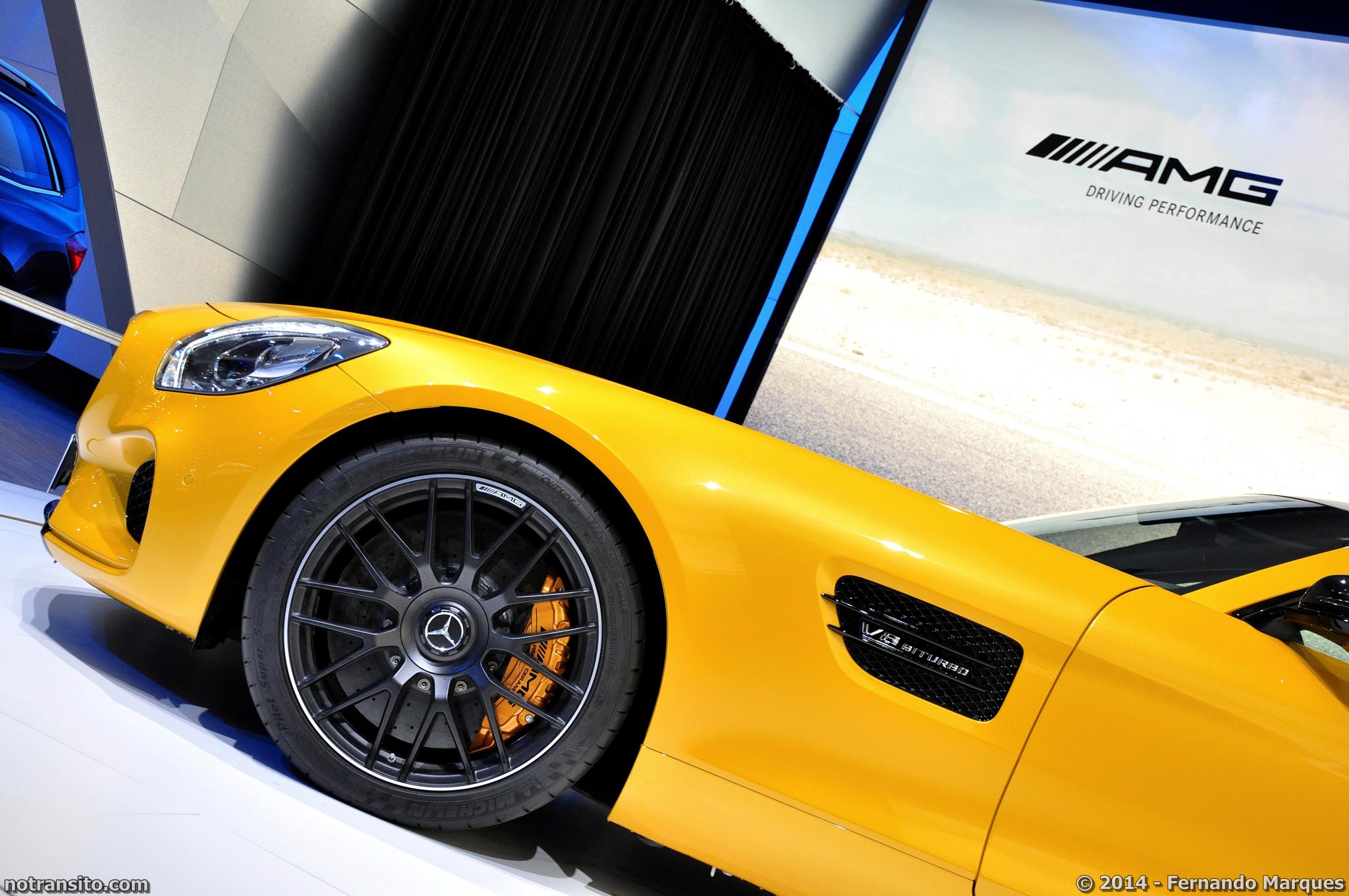 Salão do Automóvel de São Paulo 2014, 28º Salão do Automóvel de São Paulo, Mercedes-Benz AMG GT S C190 Sunbeam Yellow