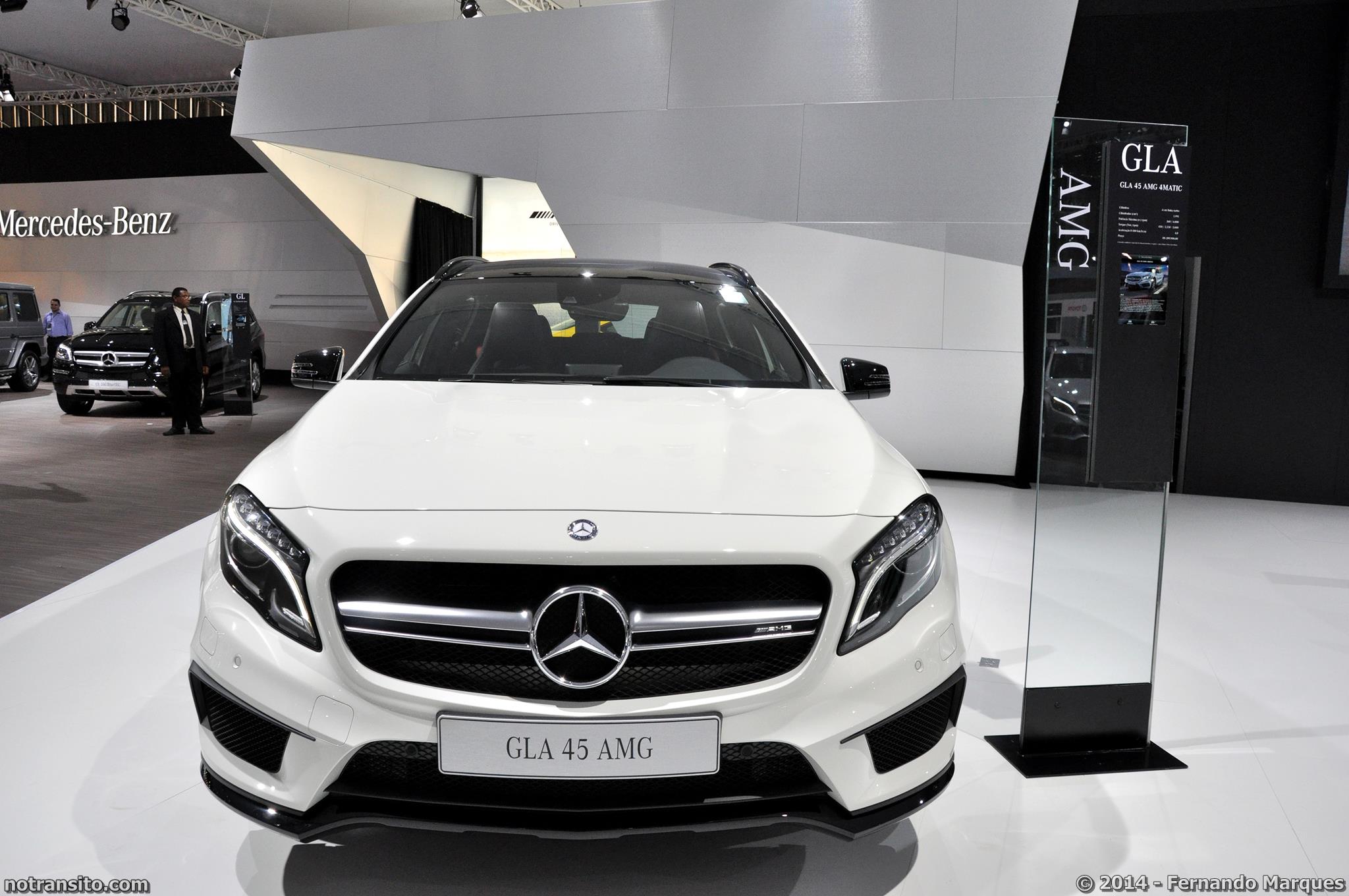 Salão do Automóvel de São Paulo 2014, 28º Salão do Automóvel de São Paulo, Mercedes-Benz GLA 45 AMG Cirrus White, Cirrus White