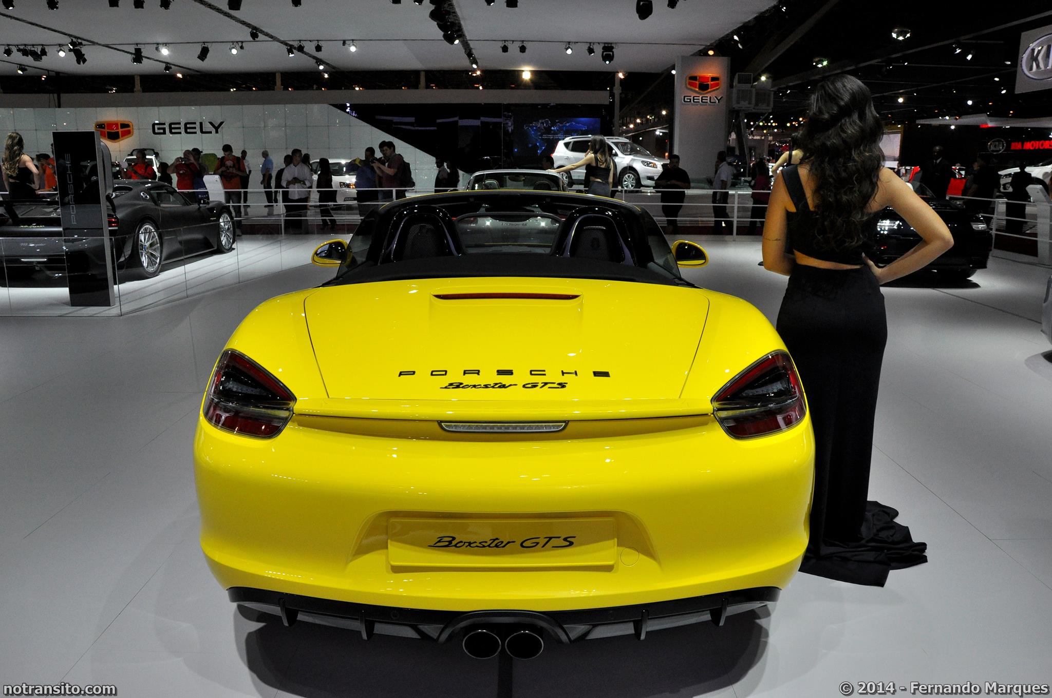 Salão do Automóvel de São Paulo 2014, 28º Salão do Automóvel de São Paulo, Porsche Boxster GTS 981 Racing Yellow