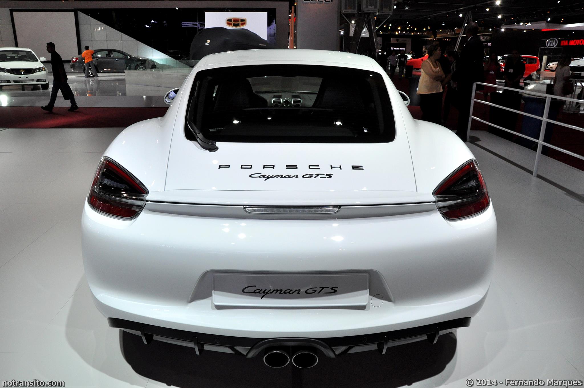 Salão do Automóvel de São Paulo 2014, 28º Salão do Automóvel de São Paulo, Porsche Cayman GTS 981 White