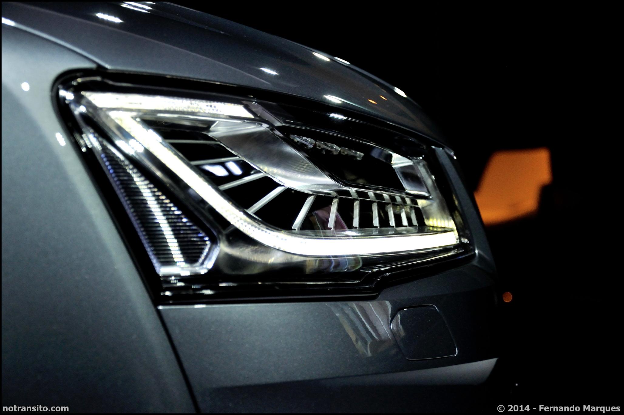 Audi A8 L W12 Exclusive Concept, Salão do Automóvel 2014, Matrix LED