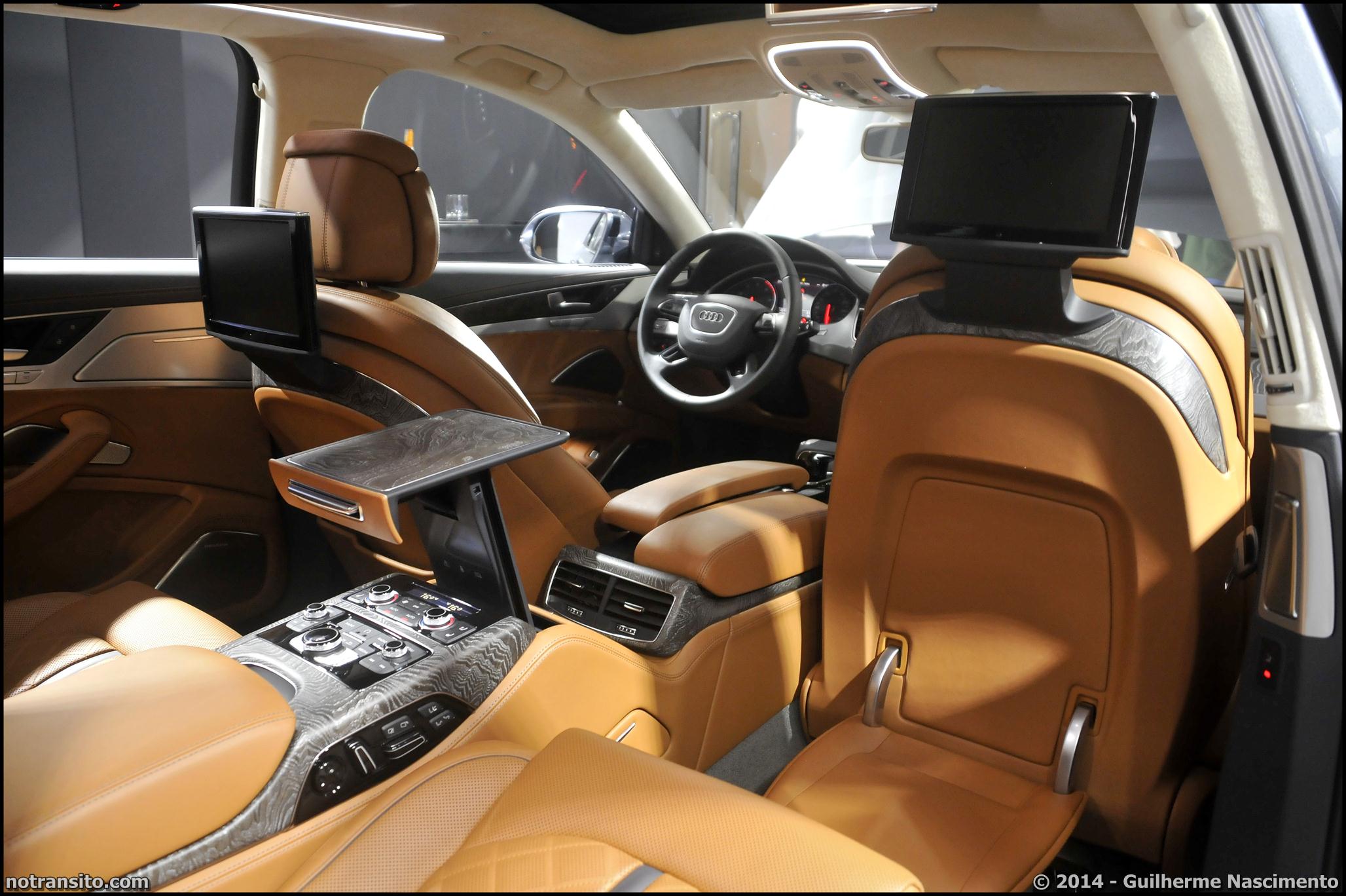 Audi A8 L W12 Exclusive Concept, Salão do Automóvel 2014, Agatha Cognac, Poltrona Frau