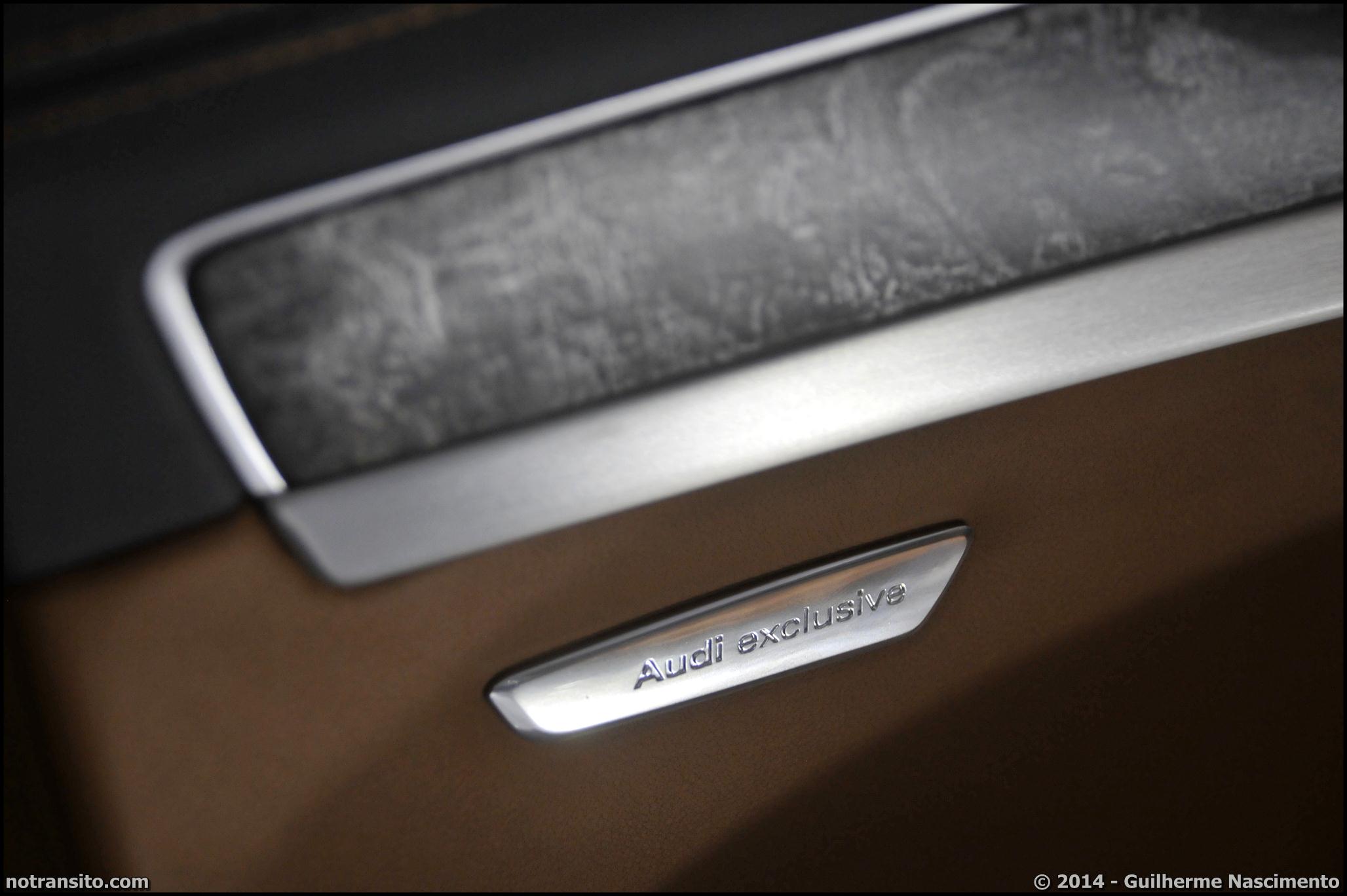 Audi A8 L W12 Exclusive Concept, Salão do Automóvel 2014, Audi Exclusive Badge