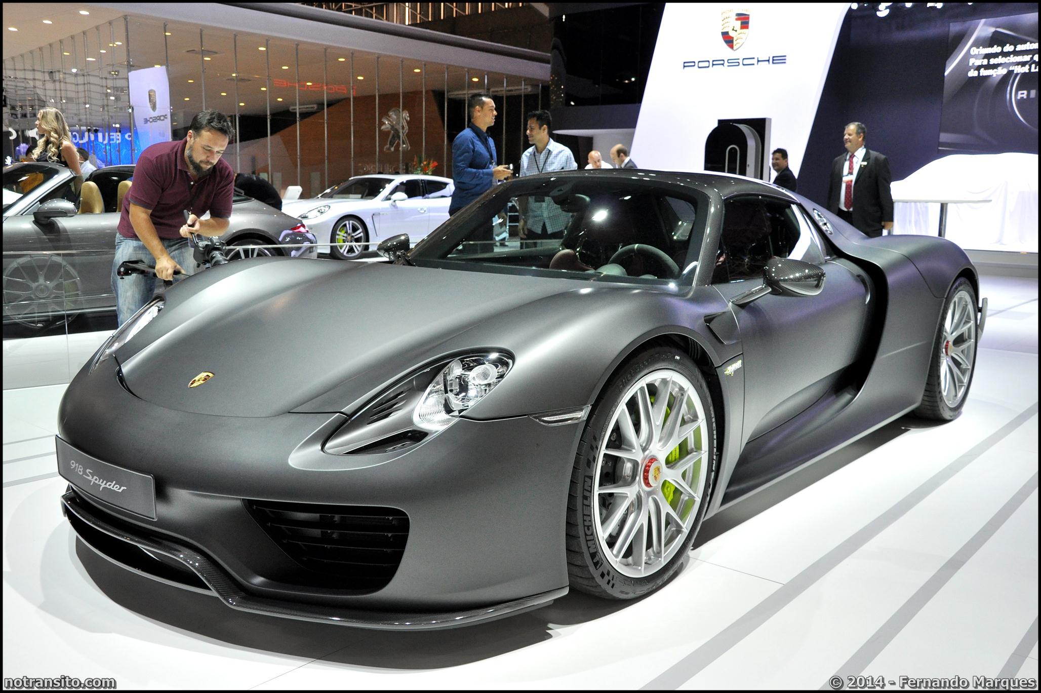 Porsche 918 Spyder, Salão do Automóvel 2014