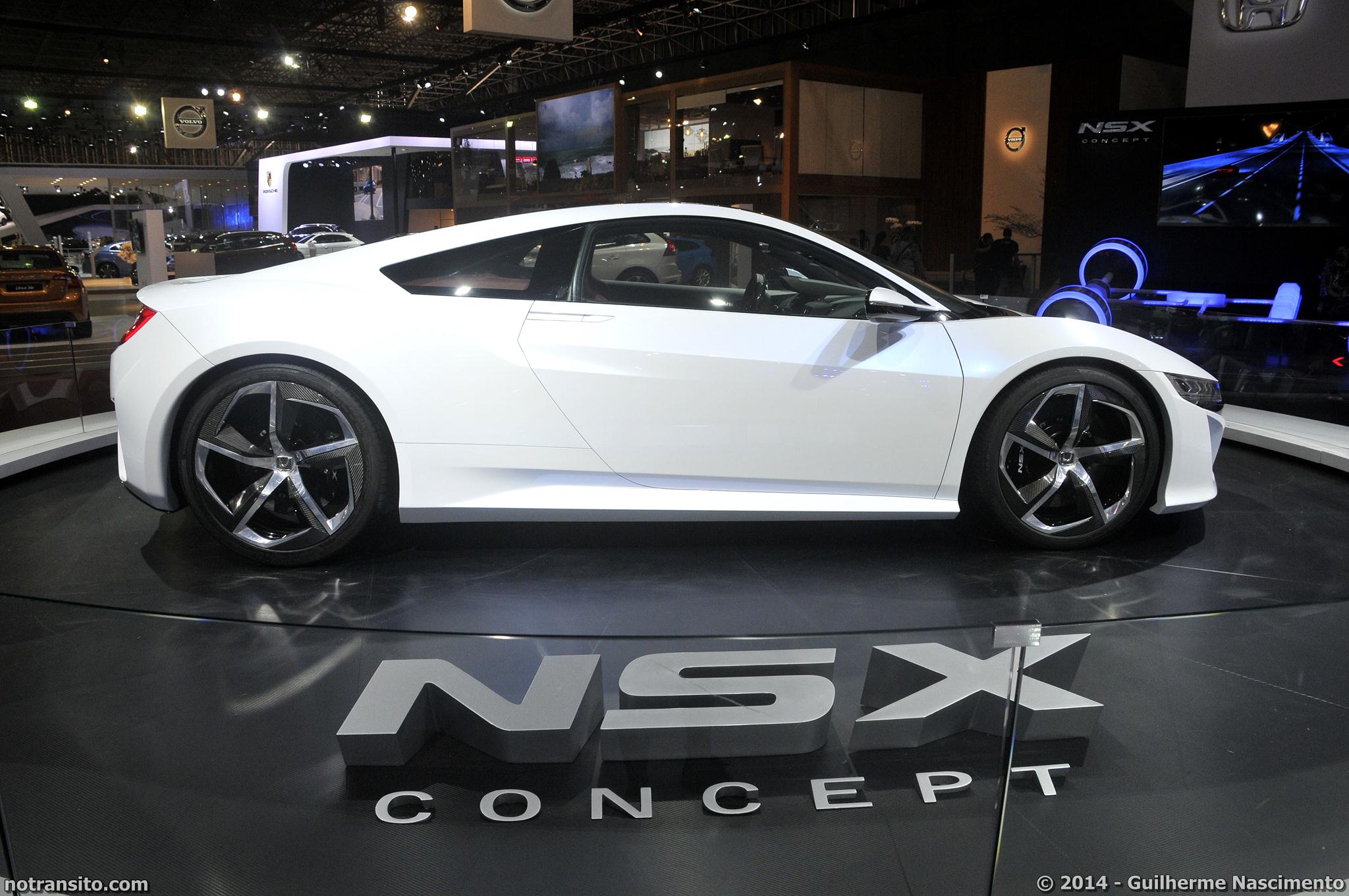 Honda NSX Concept no Salão do Automóvel de São Paulo em 2014. Foto: Guilherme Nascimento
